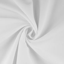 Tissu crêpe satiné blanc - Mondial Tissus