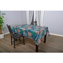 Tissu toile cirée Coro bleu - Mondial Tissus