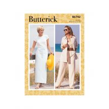 Patron Butterick B6742B5 Jupe, short et pantalon femme du 36-44 - Butterick - Mondial Tissus