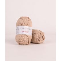 Pelote de fil à tricoter coton 4 dune - Phildar - Phildar - Mondial Tissus