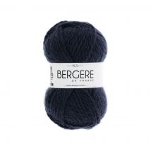 Pelote de fil à tricoter Alaska 100 bleu marine - Bergère de France - Bergère de France - Mondial Tissus