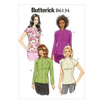 Patron Butterick 6134A5 Haut femme, tailles 34 à 42 - Butterick - Mondial Tissus