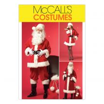 Patron McCall's 5550XN Patron déguisements et accessoires Mère Noël et Père Noël L au XXXL - McCall's - Mondial Tissus