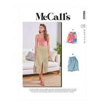 Patron McCall's 8222A5 - Jupe crayon taille haute du 34 au 42 - McCall's - Mondial Tissus