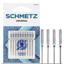 Aiguilles machine Schmetz 70 a 10 + 100 a 16 - 130/705 H - Schmetz - Mondial Tissus