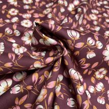 Tissu Liberty Folkdance prune - Liberty - Mondial Tissus
