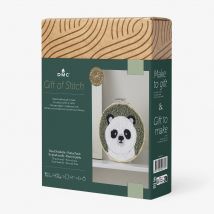 DMC KIT PUNCH NEEDLE - PATRICE LE PANDA - GIFT OF STITCH - DMC - Mondial Tissus
