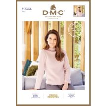 Modèle Merino Essentiel pull femme uni - DMC - Mondial Tissus