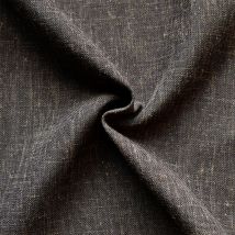Toile poly lin gris unie - 300cm - Mondial Tissus