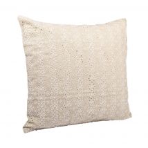 Housse de coussin anglais beige - MT - Mondial Tissus