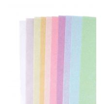 Papier de soie 66 x 50 cm assortiment pastel 10 feuilles - Mondial Tissus