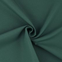 Tissu polyester épais uni vert foncé