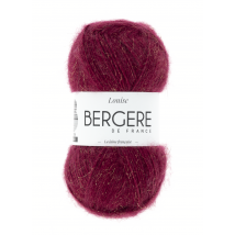 Pelote de laine Louise rouge (Bergère de France) - Bergère de France - Mondial Tissus
