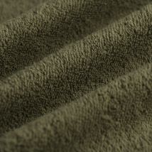 Tissu éponge coton Premium spa kaki - MT - Mondial Tissus