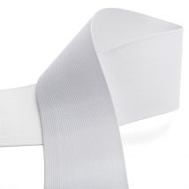 Élastique maille pour ceinture 80 mm - blanc