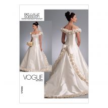 Patron Vogue 1095A robe de mariée du 34 au 38 - Vogue - Mondial Tissus