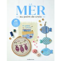 Livre la mer au point de croix - Mondial Tissus