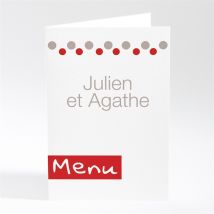 Menu mariage Humour original personnalisable - 10 x 14,5 cm - Monfairepart