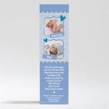 Faire-part naissance personnalisable - 5,3 x 19,4 cm - Monfairepart
