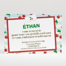 Remerciement naissance personnalisable - 11 x 7,5 cm - Monfairepart