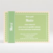 Remerciement naissance personnalisable - 11 x 7,5 cm - Monfairepart