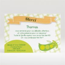 Remerciement naissance personnalisable - 11 x 7,5 cm - Monfairepart