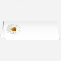 Marque-place mariage Notre mariage est dans le pré personnalisable - Couleur Orange - 9,5 x 4,2 cm - Monfairepart