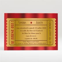 Carton d'invitation mariage Dans le cadre personnalisable - 11 x 7,5 cm - Monfairepart