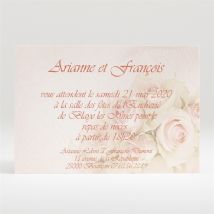 Carton d'invitation mariage Le bouquet personnalisable - 11 x 7,5 cm - Monfairepart