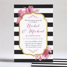 Faire-part mariage Carnet d'écolier enfant personnalisable - 14,5 x 21 cm - Monfairepart