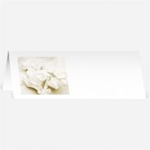 Marque-place mariage Beau parchemin personnalisable - 9,5 x 4,2 cm - Monfairepart