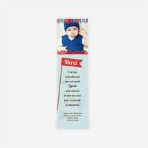 Remerciement naissance personnalisable - 5,3 x 19,4 cm - Monfairepart