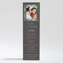 Carte de remerciement mariage Oui avec photo! personnalisable - 5,3 x 19,4 cm - Monfairepart