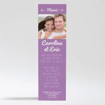 Carte de remerciement mariage Destination Mariage personnalisable - 5,3 x 19,4 cm - Monfairepart