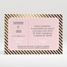 Carton d'invitation mariage Notre Annonce personnalisable - 11 x 7,5 cm - Monfairepart
