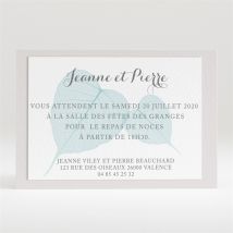 Carton d'invitation mariage Campagne chic personnalisable - 11 x 7,5 cm - Monfairepart