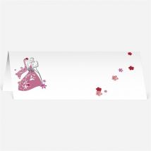 Marque-place mariage Un mariage illustré personnalisable - 9,5 x 4,2 cm - Monfairepart