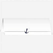 Marque-place mariage Les Ancres du Mariage personnalisable - 9,5 x 4,2 cm - Monfairepart