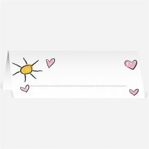 Marque-place mariage Les enfants annoncent personnalisable - 9,5 x 4,2 cm - Monfairepart