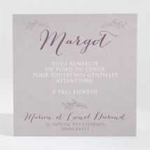 Remerciement naissance Faire part mixte avec photo personnalisable - 9,5 x 9,5 cm - Monfairepart