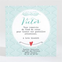 Remerciement naissance Tout en photo personnalisable - 9,5 x 9,5 cm - Monfairepart