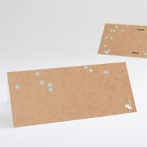 Marque-place mariage Petite cocotte personnalisable - Couleur Kraft - 9,5 x 4,2 cm - Monfairepart
