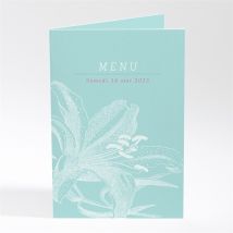 Menu mariage Simple et chic personnalisable - 10 x 14,5 cm - Monfairepart