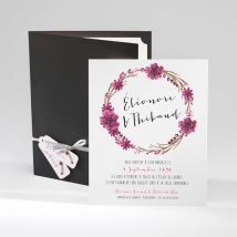 Faire-part mariage Annonce chic et tendance personnalisable - 14 x 17,4 cm - Monfairepart