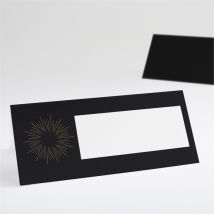 Marque-place mariage Feux d'artifices personnalisable - 9,5 x 4,2 cm - Monfairepart