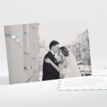 Carte de remerciement mariage On s'envole personnalisable - 13,8 x 9,5 cm - Monfairepart