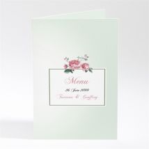 Menu mariage Garden Party personnalisable - 10 x 14,5 cm - Monfairepart