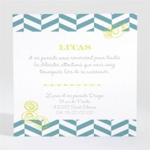 Remerciement naissance Un photomaton Surprise personnalisable - 9,5 x 9,5 cm - Monfairepart