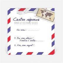 Carton réponse départ à la retraite Décollage imminent