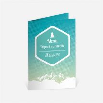 Menu départ à la retraite Profiter de la Montagne